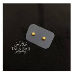 گوشواره طلا مینیمال زنانه با طرح گل – طلای ۱۸ عیار